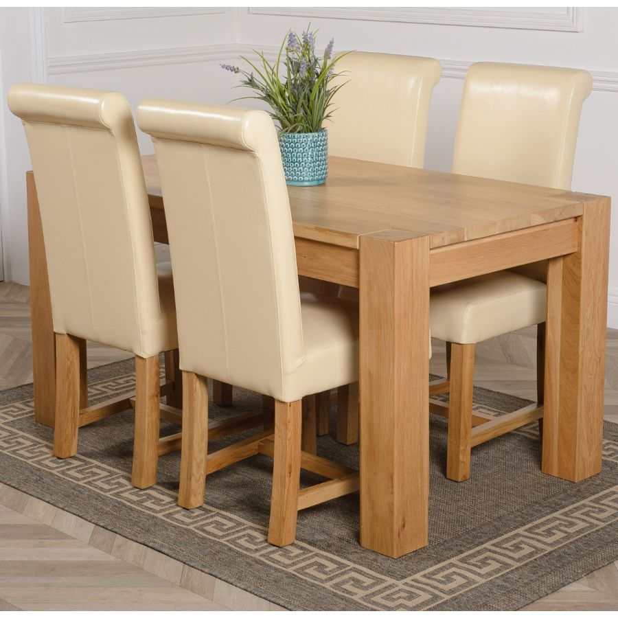 Oak furniture deals king dining chairs